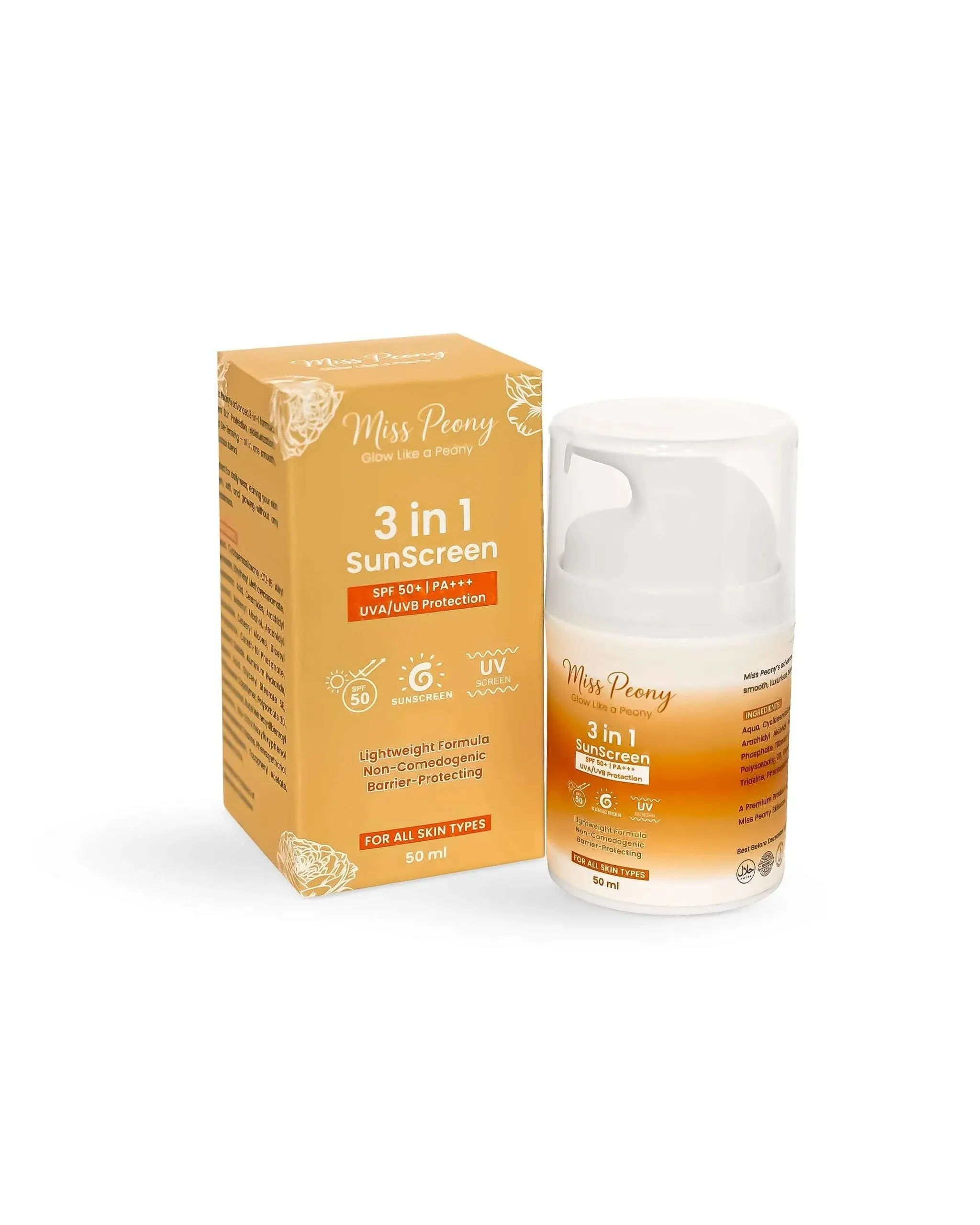 3 in 1 SunScreen SPF 50+ PA+++
